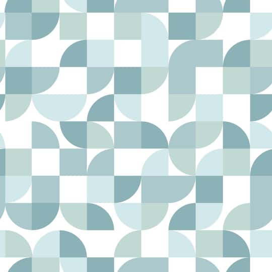 RoomMates Mid-Century Geometric Peel & Stick Wallpaper